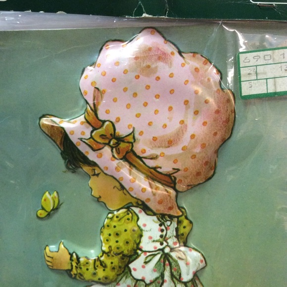 Perla VTG Mary May Butterfly Girl Plastic Picture - Picture 4 of 10